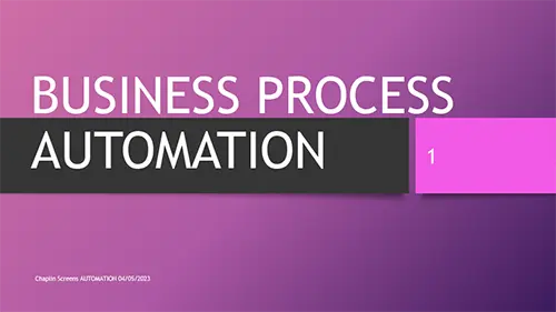 Business Process Automation